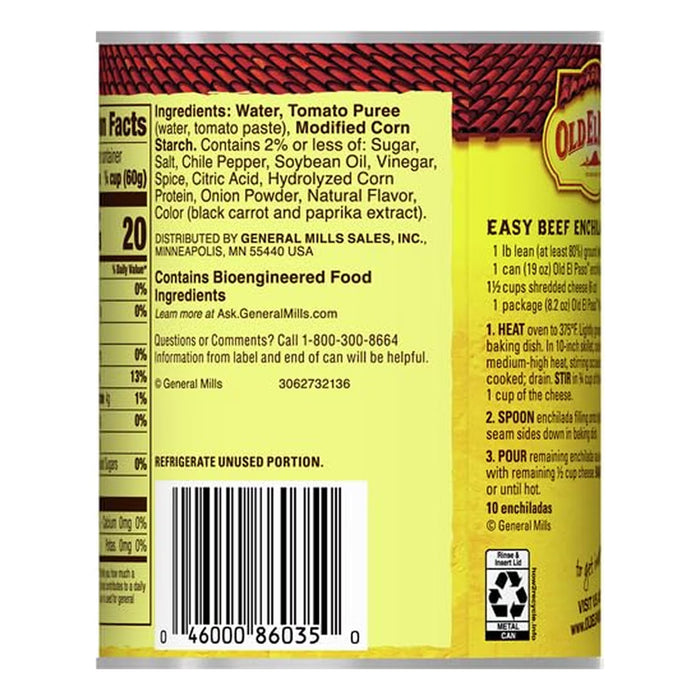 Old El Paso Mild Red Enchilada Sauce - 19 oz - 12 Pack