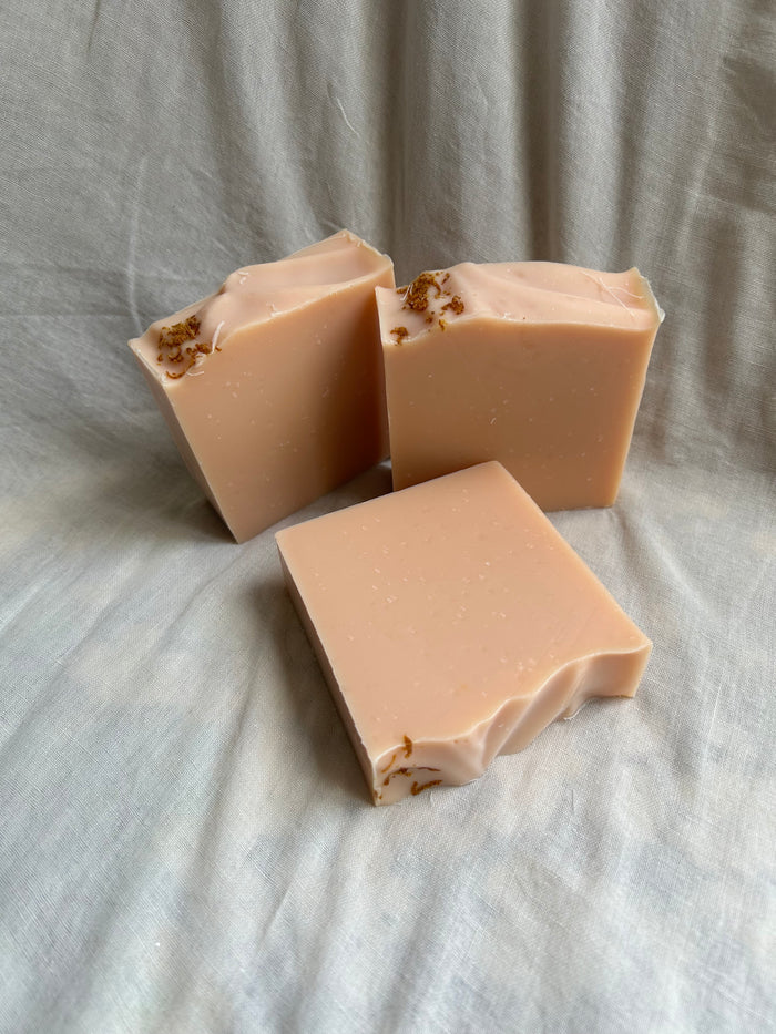 Orange Tang natural soap bar