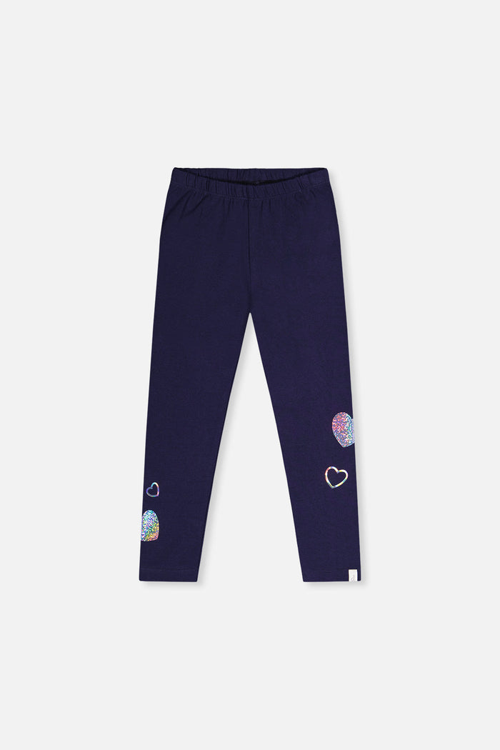 Organic Cotton Leggings Dark Blue-0