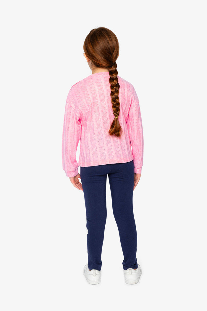 Organic Cotton Leggings Dark Blue-3