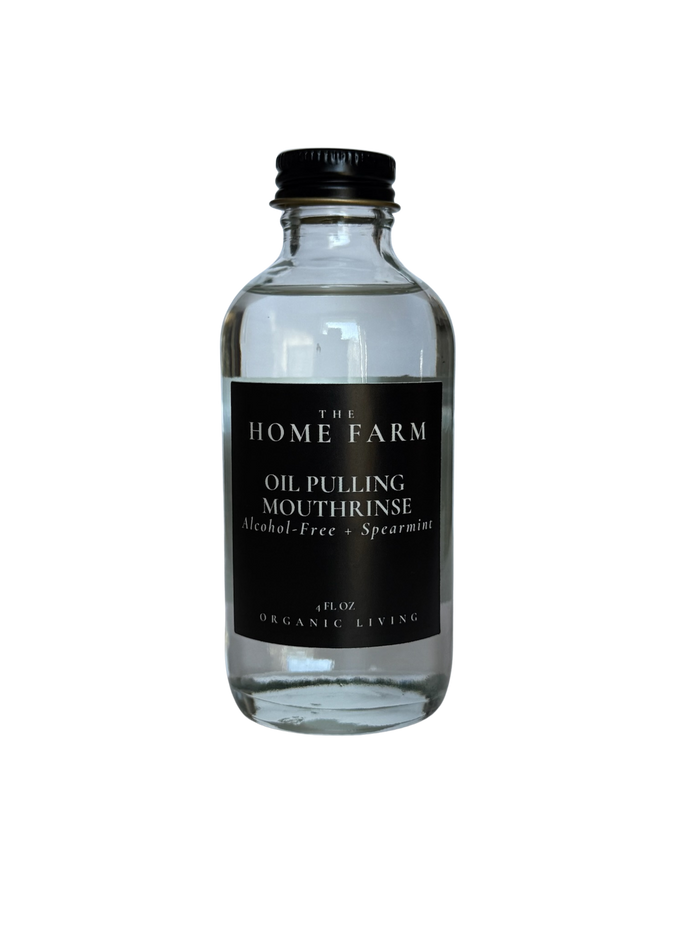 The Home Farm Spearmint Oil Pulling Mouthrinse