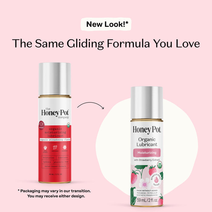 Organic Strawberry Moisturizing Lubricant