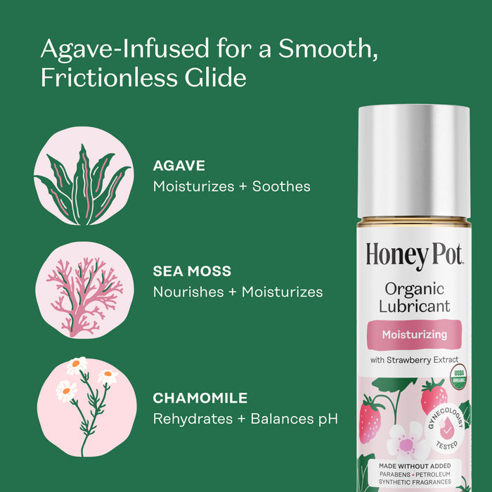 Organic Strawberry Moisturizing Lubricant