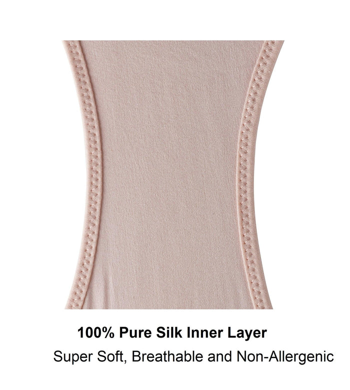 Ornate Silk and Organic Cotton Full Brief, view 3 – Juliemay Lingerie