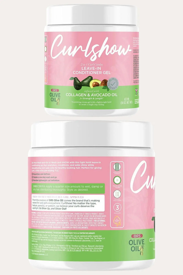 ORS OLIVE OIL CURLSHOW LEAVE IN CONDITIONER GEL 16oz ORS