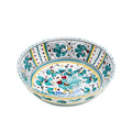 ORVIETO GREEN ROOSTER: Salad Bowl (Medium 10" Diam.)