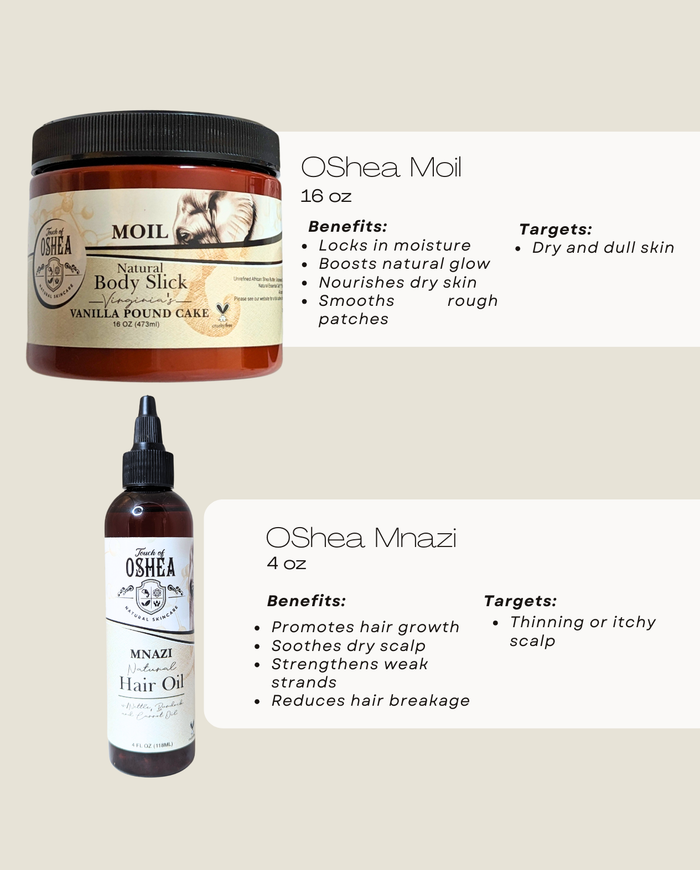 OShea Moon Over Moil – Ultra Moisture Duo for Dry Skin and Hair