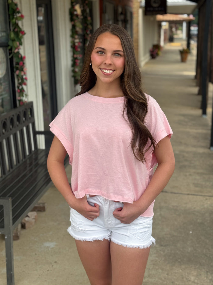 Out & About Top PINK