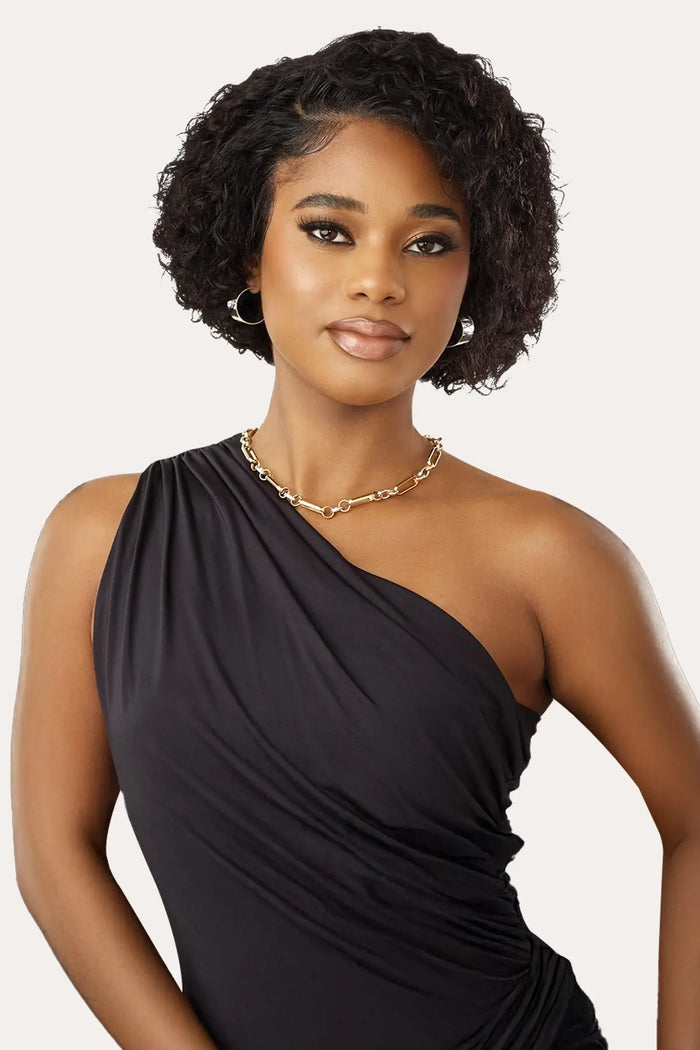 OUTRE MY TRESSES BLACK LABEL 13X4 LACE FRONTAL WIG - HH VIRGIN DEEP BOB 8" - BSW BEAUTY CANADA