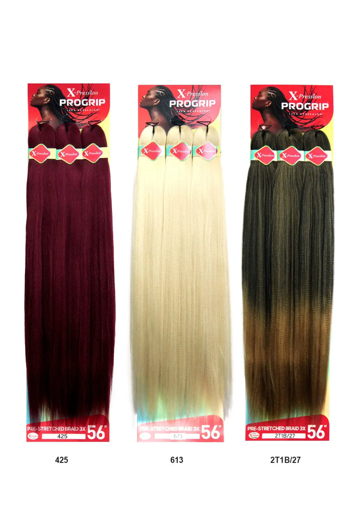OUTRE X-PRESSION 3X PROGRIP PRE-STRETCHED BRAID 56" - BSW BEAUTY CANADA