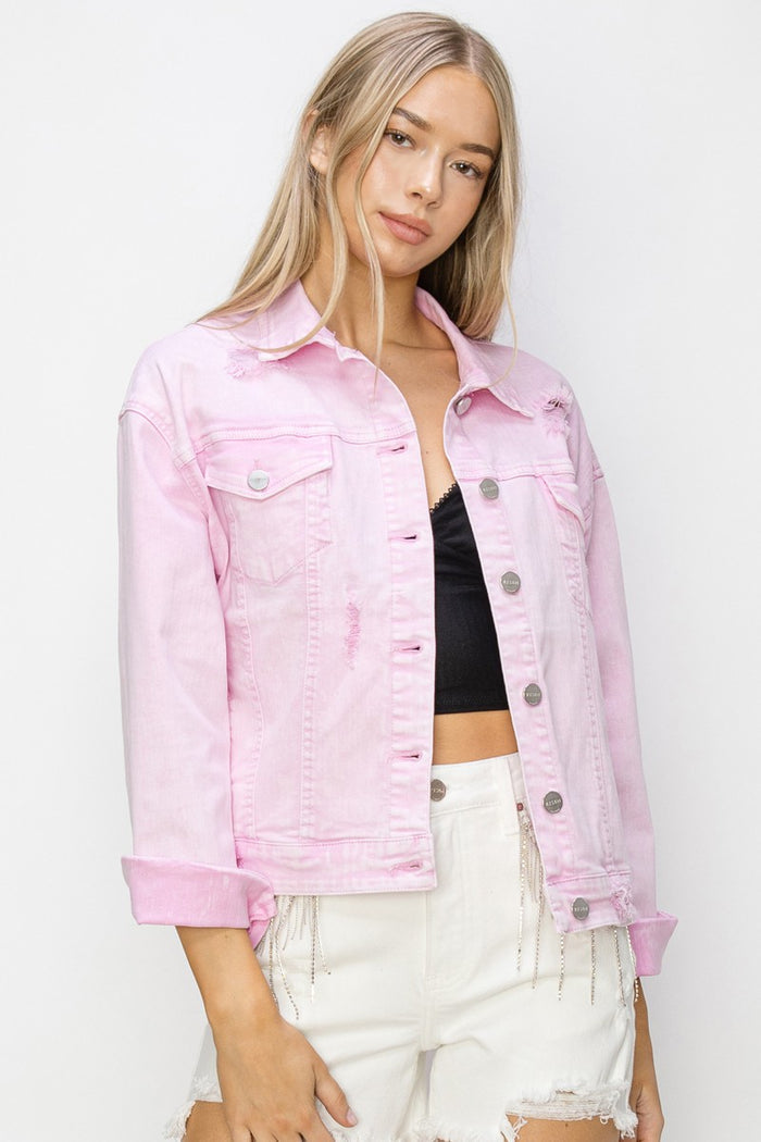 Oversized Distressed Jacket