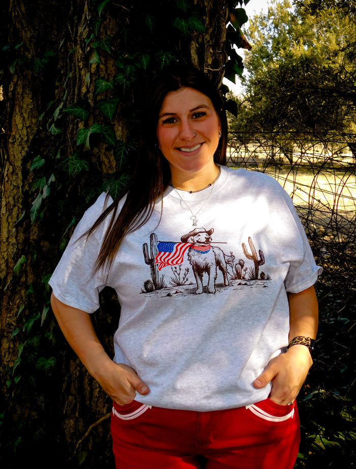 Patriotic Dog Tee
