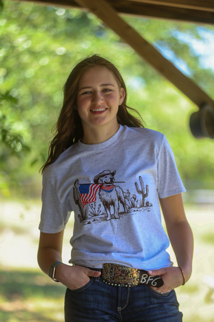 Patriotic Dog Tee
