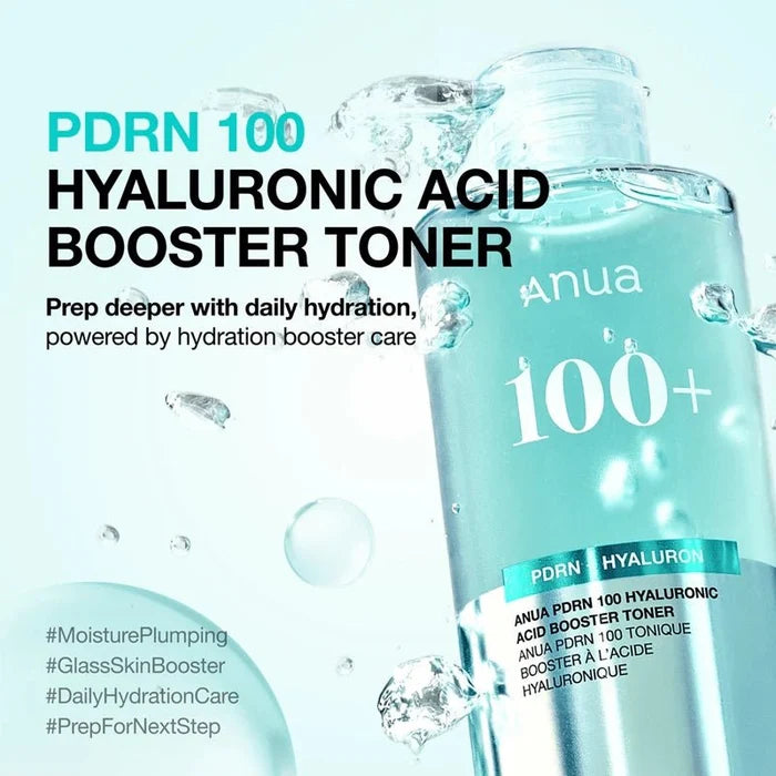 PDRN 100 Hyaluronic Acid Booster Toner for Dry & Tight Skin - 250ml