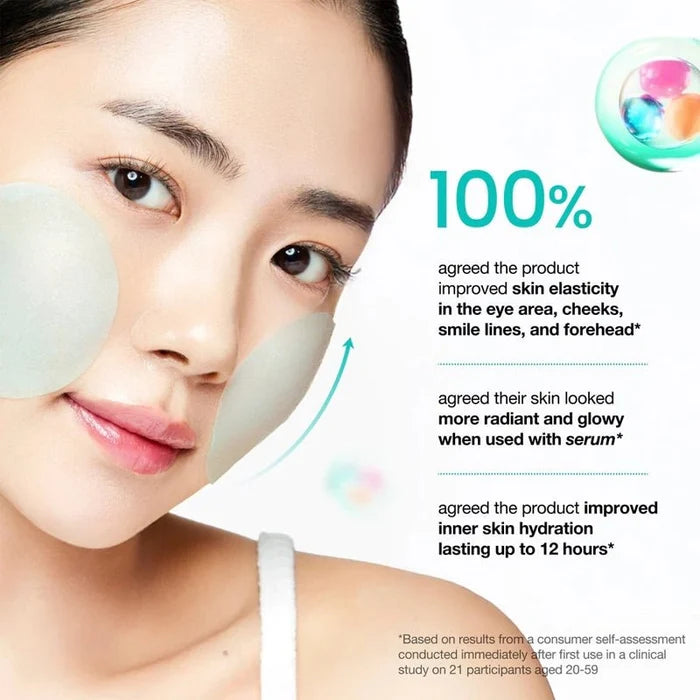 PDRN 100 Hyaluronic Acid Hydrating Glow Face Pads - 60pcs