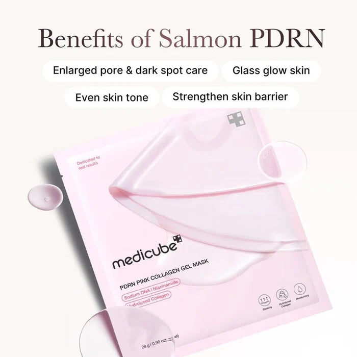 PDRN Pink Collagen Jelly Gel Mask for Hydration, Firming & Glow - 28g
