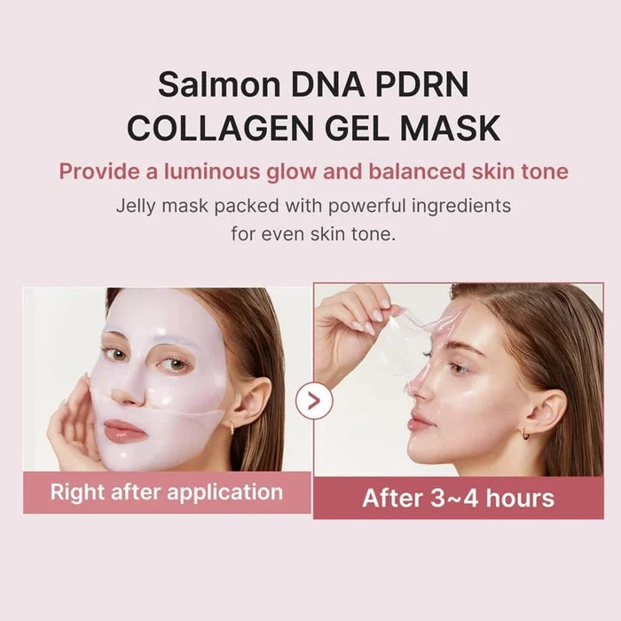 PDRN Pink Collagen Jelly Gel Mask for Hydration, Firming & Glow - 28g