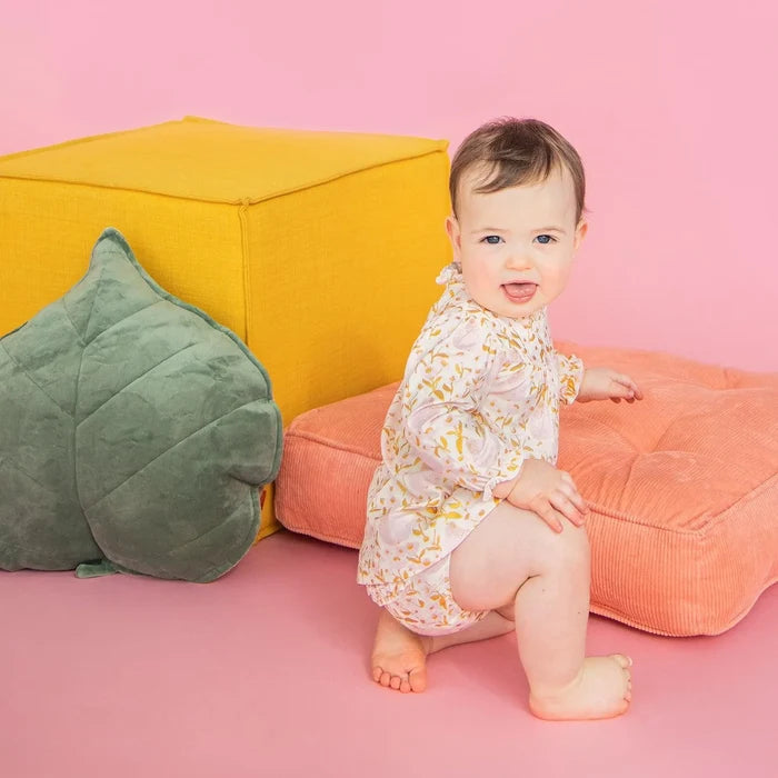 Pearadise Dress with Ruffle Bloomers 12-18mos