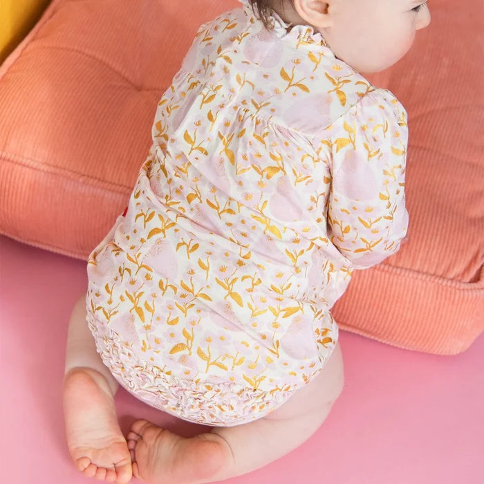 Pearadise Dress with Ruffle Bloomers 12-18mos