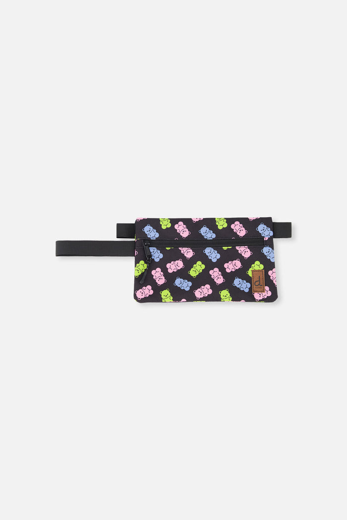 Pencil Case Black Printed Gummy Bears-0