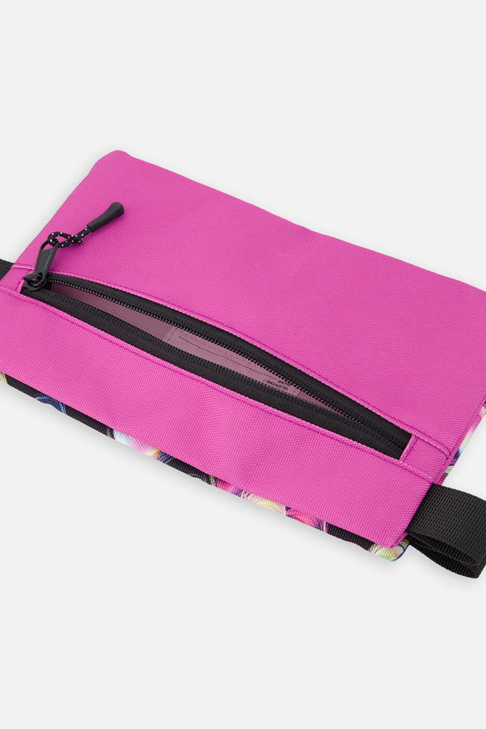 Pencil Case Black Printed With Hearts-3