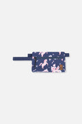 Pencil Case Navy Unicorn Print-0