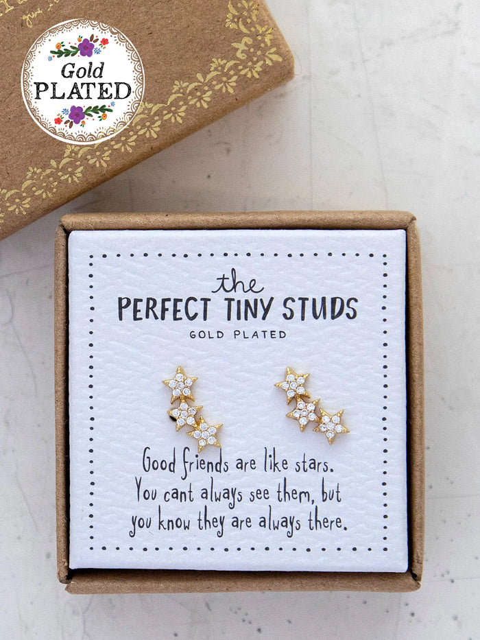 Perfect Tiny Stud Earrings - Star-view 1