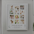 Personalised Wedding White Multi Photo Frame