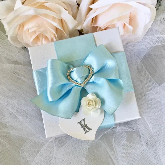 Wedding Accessories -Personalized Bridal Party Jewelry Gift Box - More Colors Available