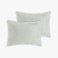 Picnic Gingham Standard Pillowcase Set in Green