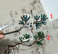 Pine Branch Bespoke Hairpin - Silk Hairpin(Chanhua)