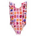 Pink Chicken Pink Paint Katniss Swim suit