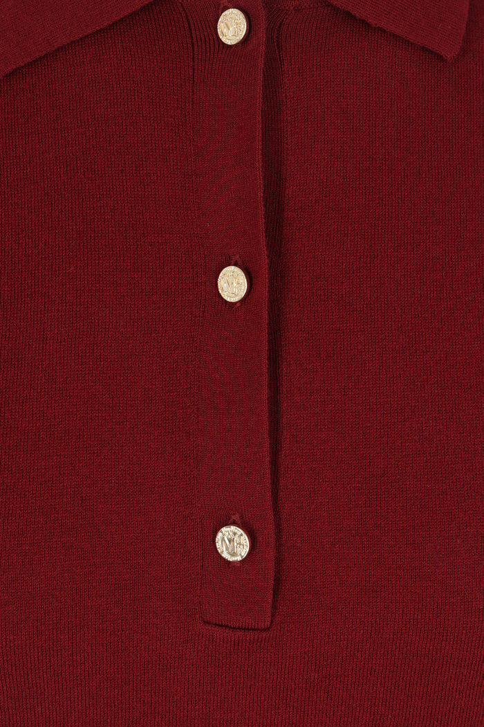Pomposa polo shirt in cotton, silk and cashmere