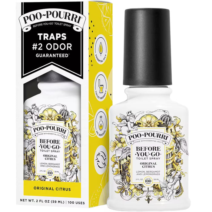 Poo-Pourri Original Citrus Toilet Spray 2 oz - 12 Pack