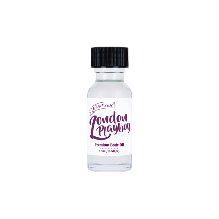 Premium Body Fragrance Oil - Inspired by London Playboy (0.5 fl. oz. / 15 ml)