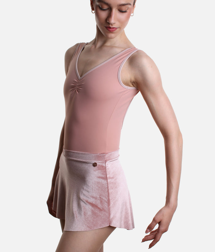 Luxury Velvet Ballet Skirt, Short Pull-On Dance Skirt - VELA