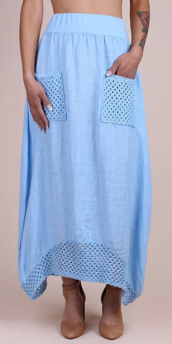 Primavera Linen Skirt