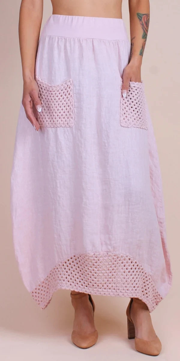 Primavera Linen Skirt