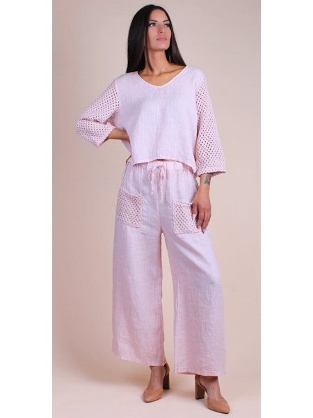Primavera Linen Top