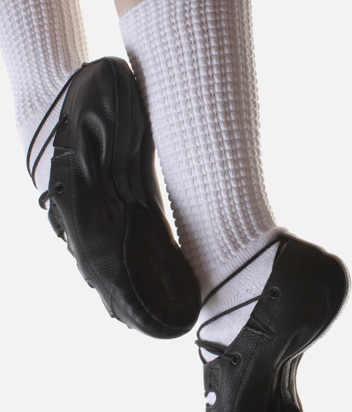 Pro H4 Irish Dancing Pumps • Elastic Arch Support, Split Sole
