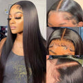 qvr hd lace wigs beginner friendly straight human hair wig for black women