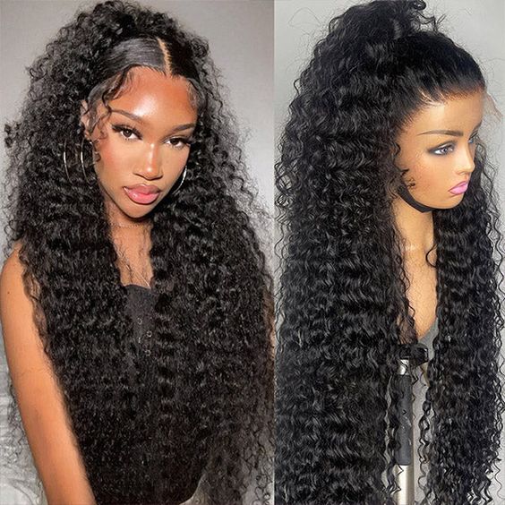 hd lace wigs human hair invisible lace deep wave wig for flawless blend