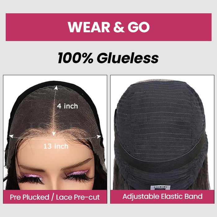 pre plucked and pre cut lace, adjustable elastic band