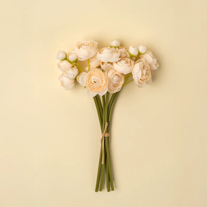 Ranunculus Bouquet, Cream - Magnolia Lane co. Home + Garden + Gift