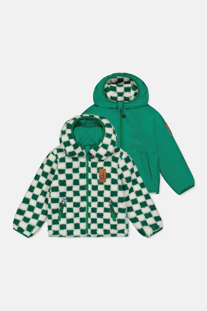 Reversible Mid-Season Jacket Forest Green-0