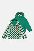 Reversible Mid-Season Jacket Forest Green-0