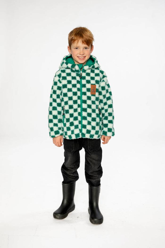 Reversible Mid-Season Jacket Forest Green-1