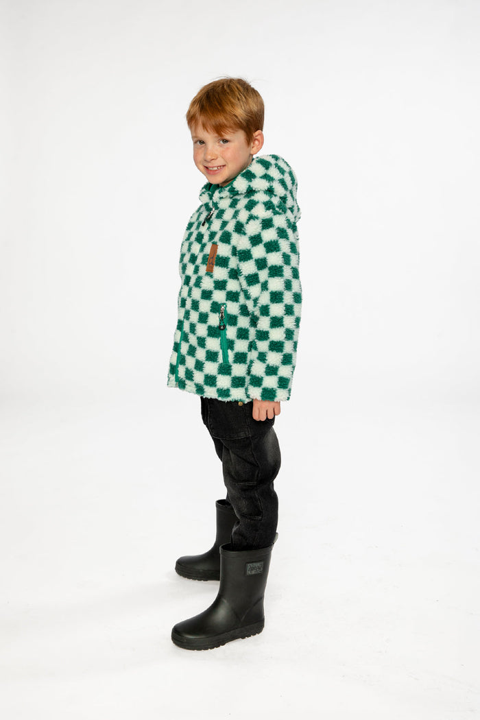 Reversible Mid-Season Jacket Forest Green-2
