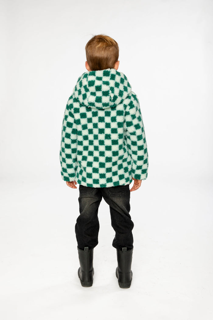 Reversible Mid-Season Jacket Forest Green-3