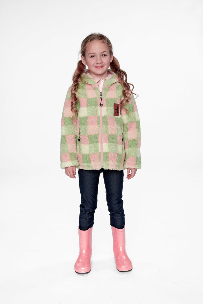 Reversible Mid-Season Jacket Pale Dusty Pink-1